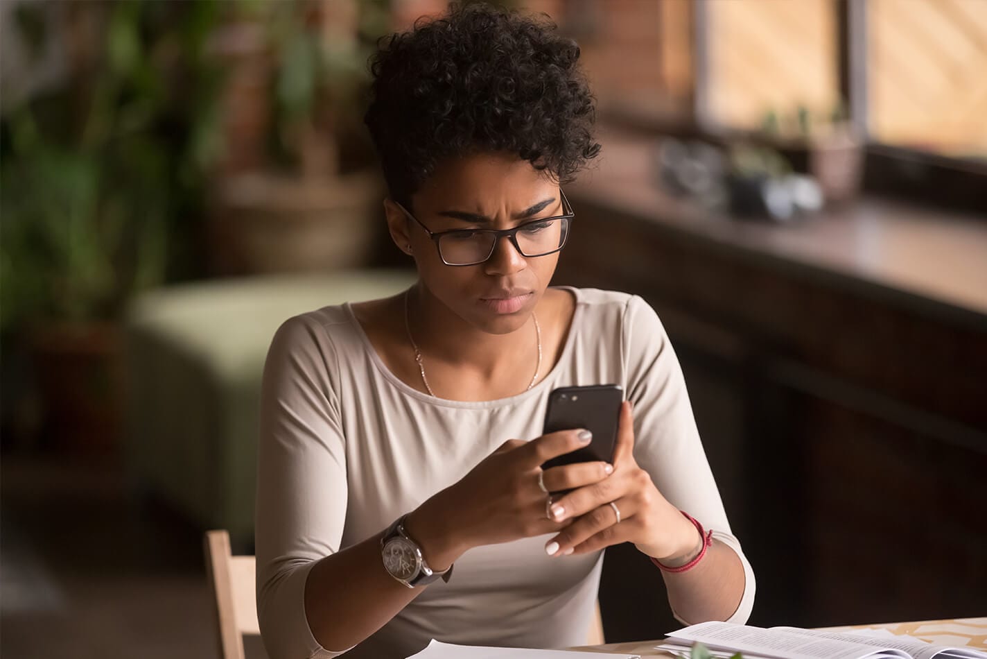 Viewing notification system on phone