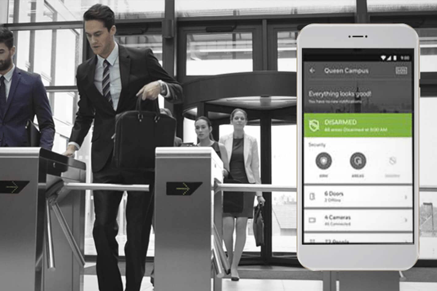 Access control phone application